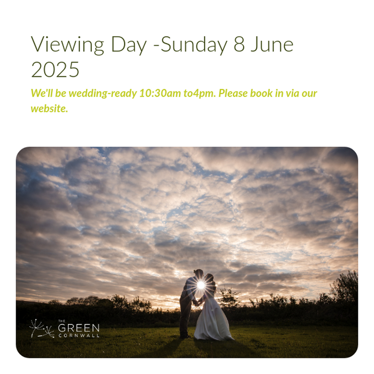 Viewing Day at The Green